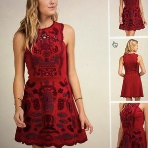 Francesca’s Maile Embroidered Runaway Dress